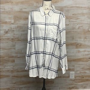 American Eagle flannel button down - size XXL
